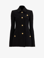 Flat image of Viscose Suiting Jacket in black