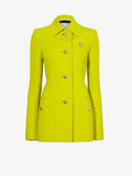 Flat image of Viscose Suiting Jacket in sulphur