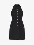 Flat image of Viscose Suiting Vest in black