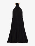 Flat image of Stretch Nylon Dress in black