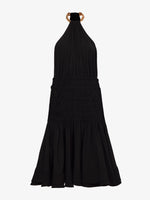 Flat image of Stretch Nylon Dress in black