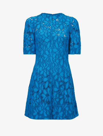 Flat image of Lace Dress in turquoise