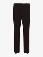 Flat image of Viscose Suiting Straight Pants in black
