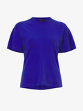 Flat image of  Eco Cotton Waisted T-Shirt in cobalt