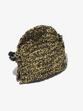 Aerial image of Crochet Braid Bag in BLACK/NATURAL
