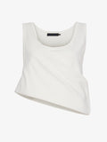 Flat image of Viscose Knit Top in white