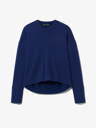 Still Life image of Eco Cashmere Oversized Sweater in COBALT