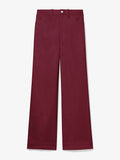 Flat image of Cotton Twill Culotte in plum