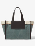 Back image of XL Morris Canvas Tote in BLUE
