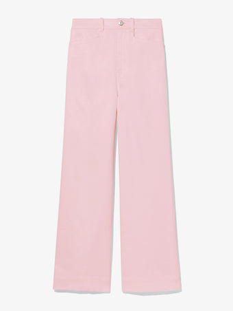 Flat image of Cotton Twill Culotte in pink