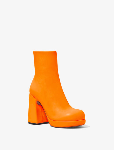 3/4 Front image of Forma Platform Boots in Orange