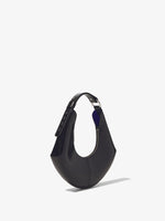 Side image of Small Chrystie Bag in BLACK