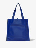 Back image of Twin Nappa Tote in COBALT