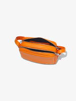 Interior image of Watts Leather Camera Bag in TANGERINE