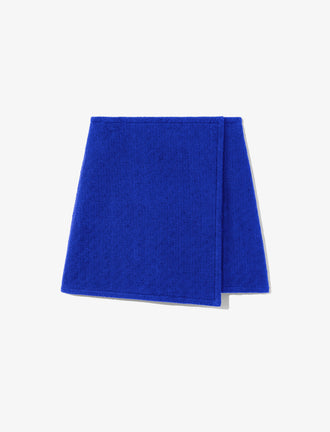 Still Life image of Tweed Wrap Skirt in ROYAL BLUE