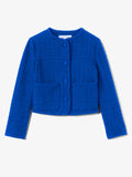 Still Life image of Tweed Cropped Jacket in ROYAL BLUE