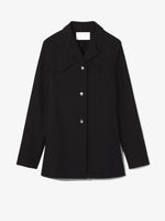 Still Life image of Drapey Suiting Jacket in BLACK