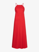 Still Life image of Drapey Suiting Cut Out Dress in CHERRY
