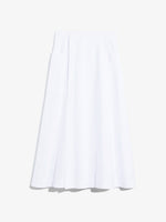Still Life image of Soft Poplin Wrap Skirt in OFF WHITE