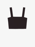 Still Life image of Pointelle Rib Bralette in BLACK