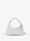 Back image of Large Drawstring Shoulder Bag in OPTIC WHITE