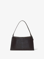 Back image of Carved Python Braid Bag in BLACK