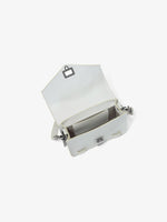 Interior image of Carved Python PS1 Mini Crossbody Bag in OPTIC WHITE