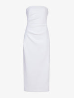 Still Life image of Compact Terry Jersey Dress in WHITE