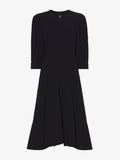 Still Life image of Matte Viscose Crepe Dress in BLACK