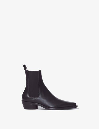 Side image of BRONCO CHELSEA BOOTS in Black