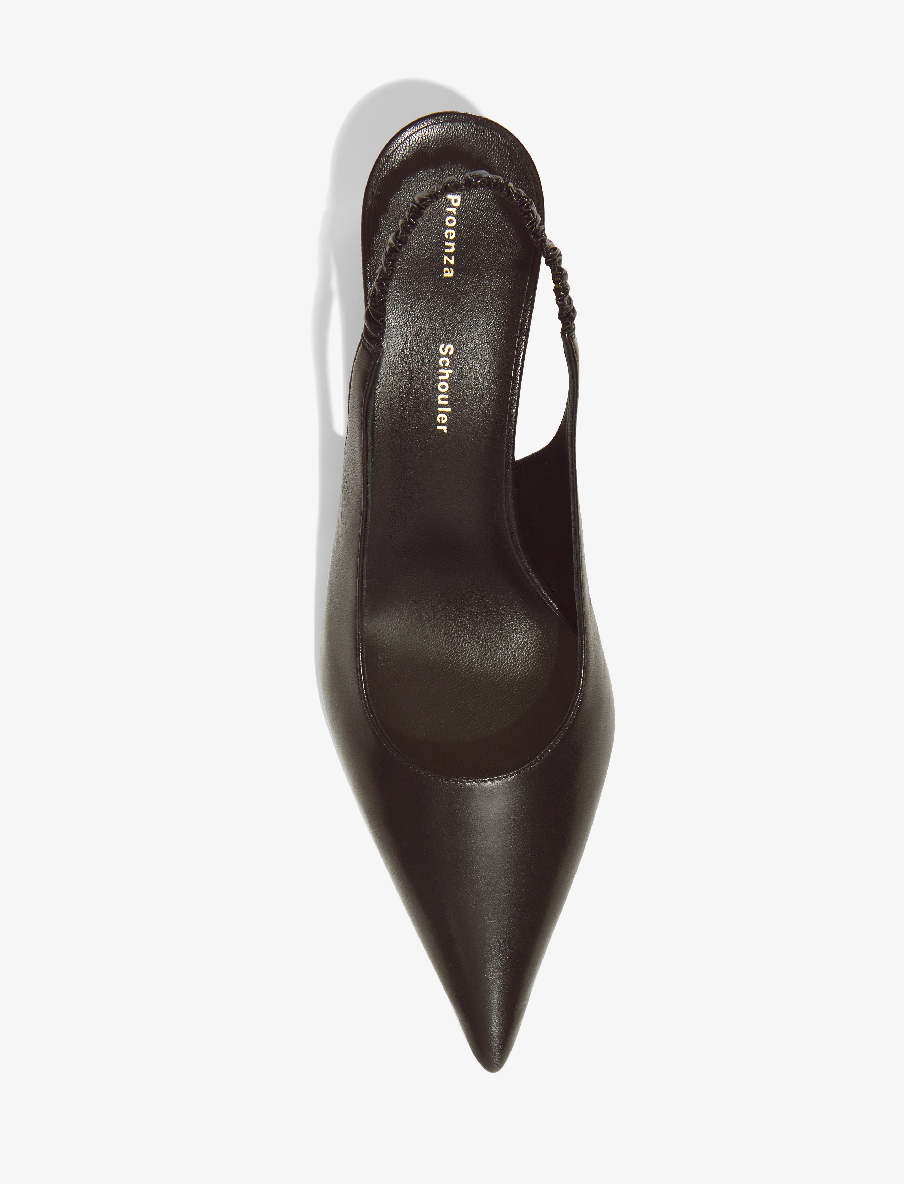 Proenza Schouler Spike leather 60mm mules - Black