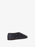 Back 3/4 image of GLOVE STUDDED SLIPPERS in Navy