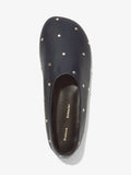 Aerial image of GLOVE STUDDED SLIPPERS in Navy