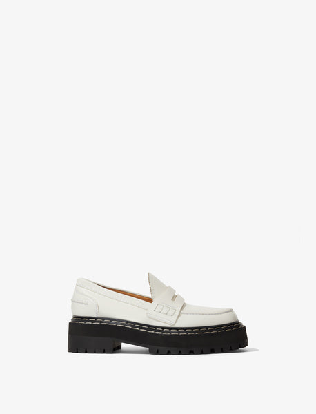【U LAN】Squared Glossy Platform Sole Loafer Amazon.com | IUY Loafers for Women Leather Chunky Platform