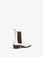 Back 3/4 image of BRONCO CHELSEA BOOTS in Natural