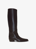 Proenza Schouler side image of Bronco Knee High Boots in black