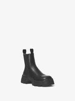Front 3/4 image of STOMP CHELSEA BOOTS in Black