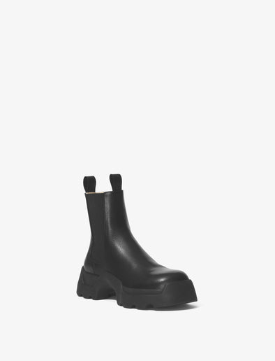 Front 3/4 image of STOMP CHELSEA BOOTS in Black