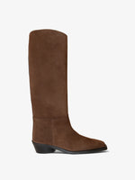 Bronco Knee High Boots in Suede