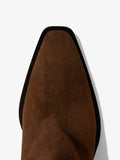 Detail image of the toe of BRONCO BOOTS in Dark Brown