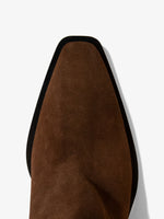 Detail image of the toe of BRONCO BOOTS in Dark Brown