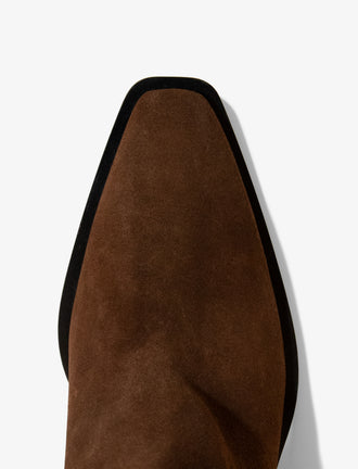 Bronco Knee High Boots in Suede