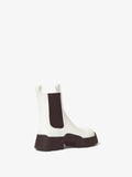 Back 3/4 image of STOMP CHELSEA BOOTS in Natural