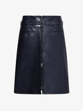 Still Life image of Glossy Leather Skirt in NAVY