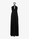 Flat image of Matte Jersey Dress in black