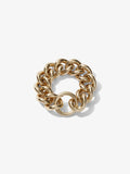 Image of chain bracelet in gold clasped