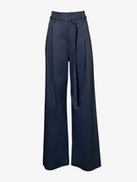 Flat image of Raver Pant In Soft Cotton Twill in navy