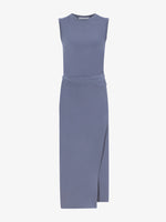 Still Life image of T-Shirt Wrap Dress in STEEL GREY