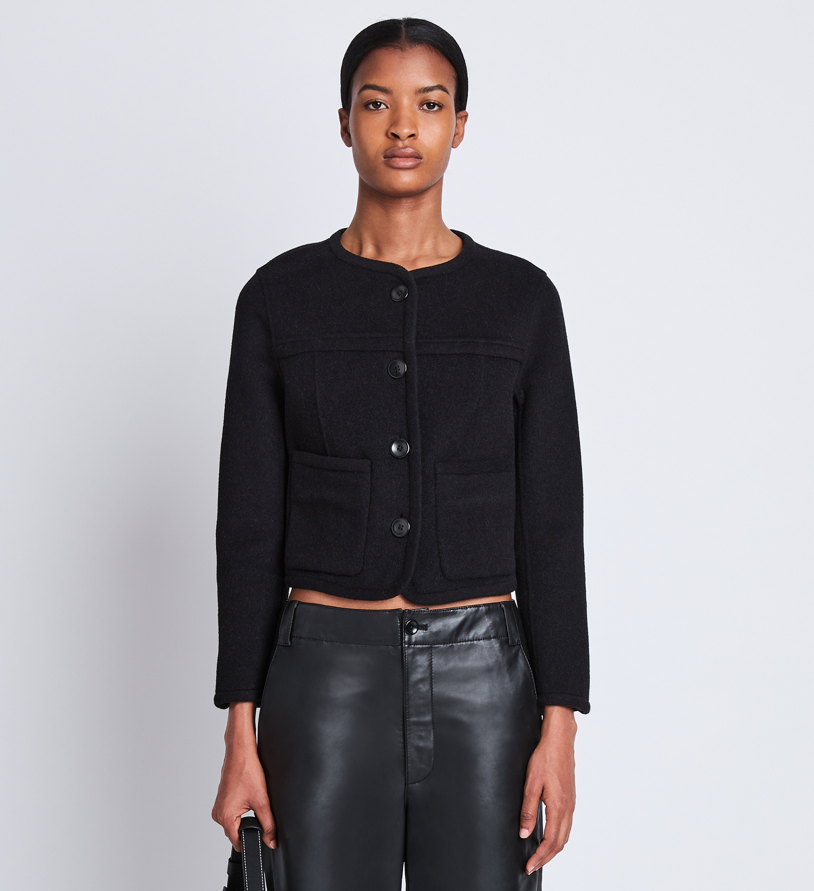 Reversible Melton Double Face Jacket – Proenza Schouler