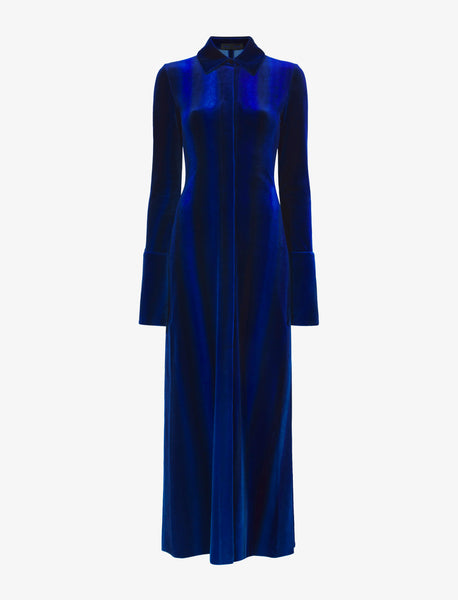 Ice Dyed Velvet Shirt Dress – Proenza Schouler